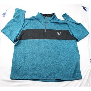 Atlas For Men Canadian Wildlife Team 5XL Pullover Half-Zip Sweater Polyester